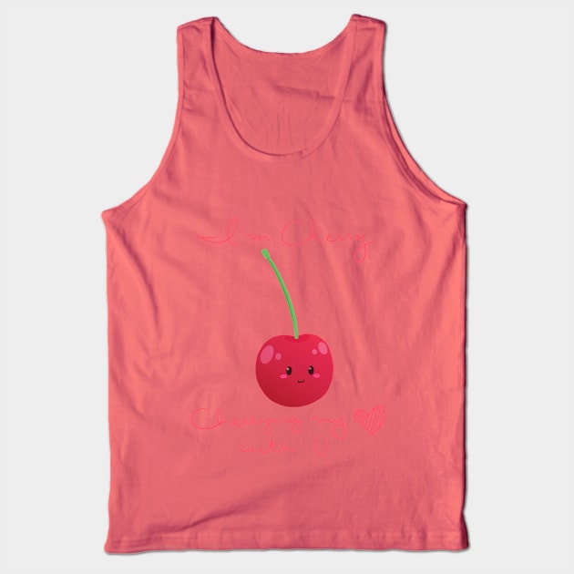 Cherrying my heart with u Tank Top by Limethyst